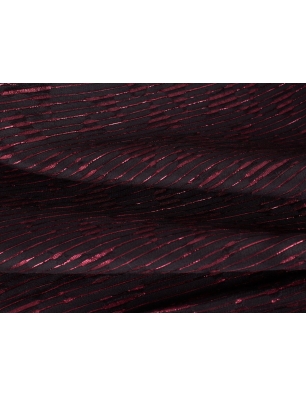 MaxMara jacquard - Bordeaux et noir
