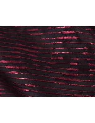MaxMara jacquard - Bordeaux et noir