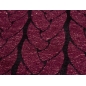 Tecido Jacquard Gressoney - Trança Bordô