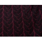 Tecido Jacquard Gressoney - Trança Bordô
