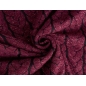 Kangas Jacquard Gressoney - Burgundinvärinen letti