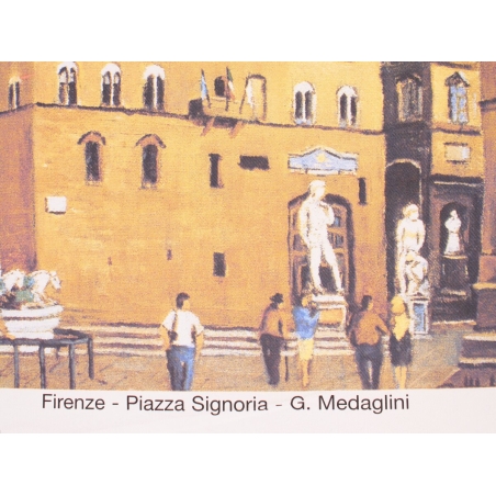 Attēli - Piazza Signoria un Ponte Vecchio - G.Medaglini