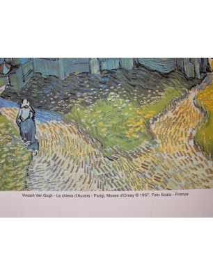 Attēls - Auvers baznīca - Vincent Van Gogs