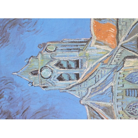 Kuva - Auversin kirkko - Vincent Van Gogh