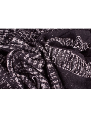 Strickstoff KORFRANGE mit Fransenmuster