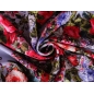 Poliester materiał - Tuin van bloemen 3 kleuren