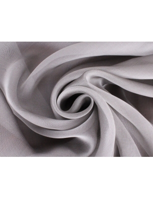 Einfarbige Seide - Farbe Silber