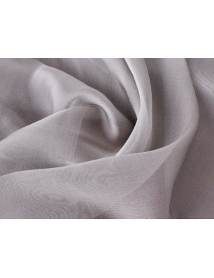 Einfarbige Seide - Farbe Silber