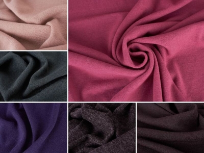 Stickad tyg NMA 100 - 6 färger