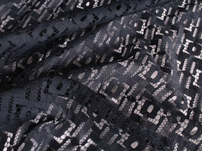 Max Mara krajka - Modré obdélníky