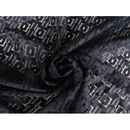 Max Mara pizzo - Rettangoli blu navy