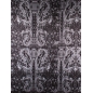 Tecido Poliester materiał - Ornamento preto e branco - Relatório