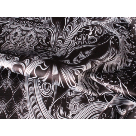 Audums Polisorella - Melnbalts ornaments - Ziņojums