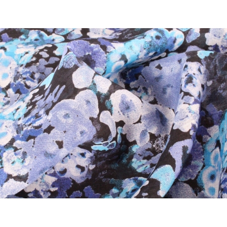 Signature silk - Blue flower garden