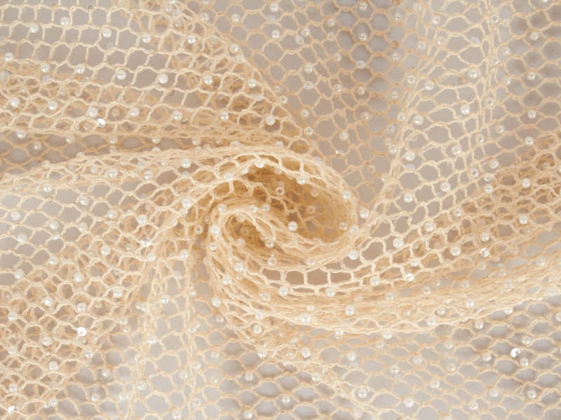 Koronka Tinklas Perlas - prabangi nėriniai Armanio stiliumi