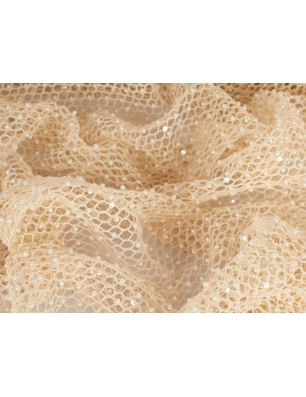 Renda Rede Pérola - renda luxuosa no estilo Armani - 2 cores