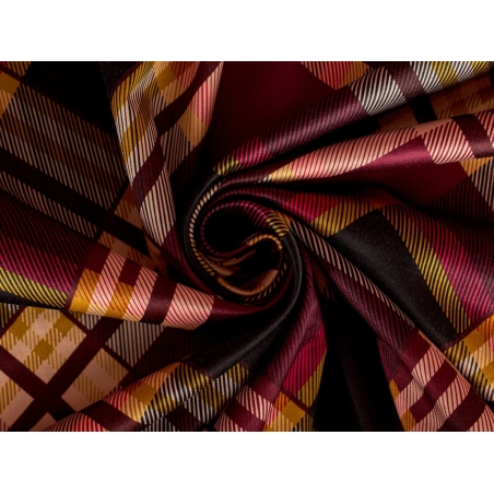 Υφασμα από Βαμβάκι Rust - Καρό - 3 χρώματα