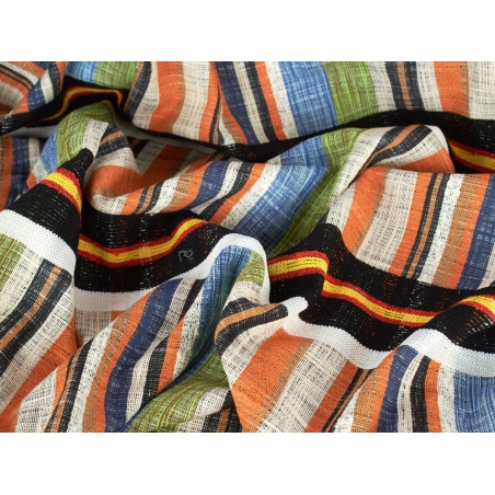 Tessuto Jacquard Boario - Seta Etno