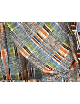 Tessuto Jacquard Boario - Seta Etno