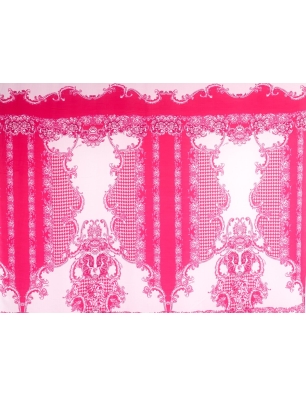 Batist podepsaný - Caprirosa - italský batist ve stylu Blumarine