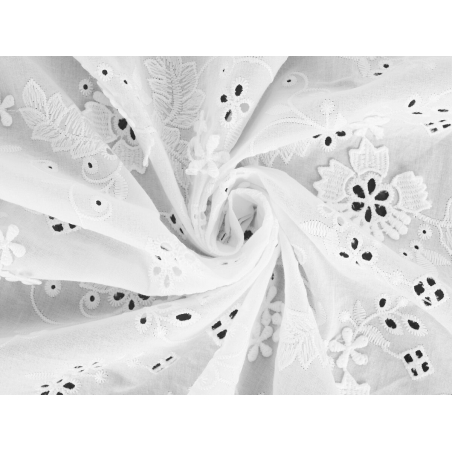 Saffo 3D broderad bomull