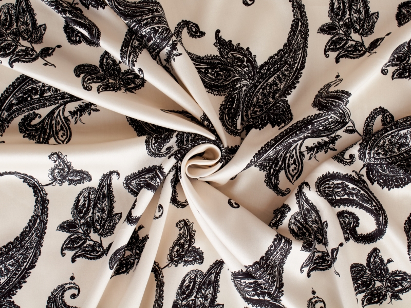 Viscose Raso Foxy - Paisley