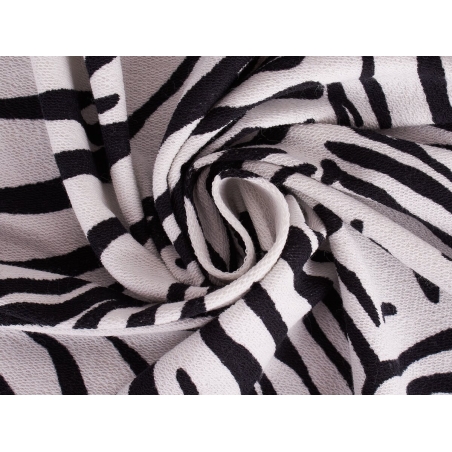 Stickad tröja - Zebra - viskosloop