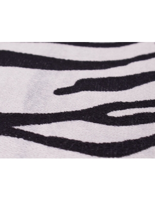 Stickad tröja - Zebra - viskosloop
