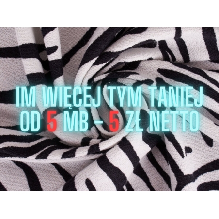 Džínový svetr - Zebra - viskózová smyčka