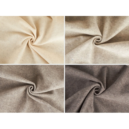 MONO RAW - feltro di lana non colorato - colori