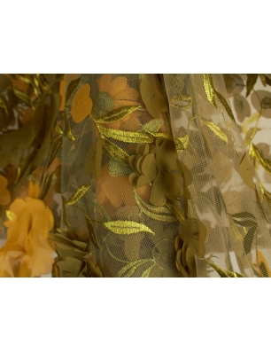 Renda floral 3D Roma - 4 cores