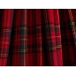 TWIST Fabric - Scottish tartan with gold thread