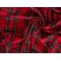 TWIST Fabric - Scottish tartan with gold thread