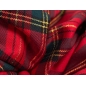 Tissu TWIST - Tartan écossais avec fil doré