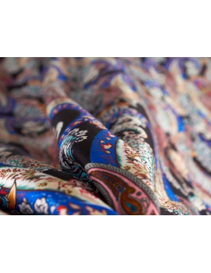 Silk fabric - Oriental chic
