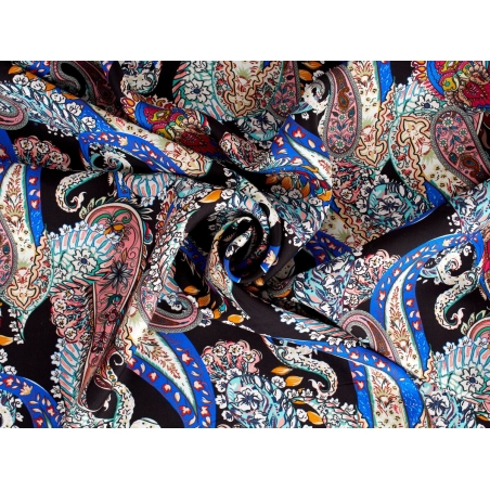 Silkkikangas allekirjoitettu - Itämainen tyyli