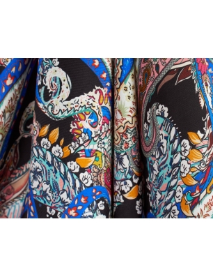 Silke tyg signerat - Orientalisk chic