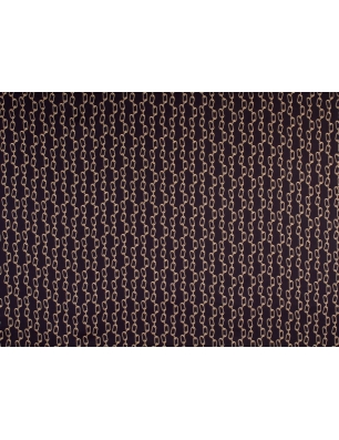 Tkanina jedwabna - Catena d\'oro - klasyka w stylu Gucci