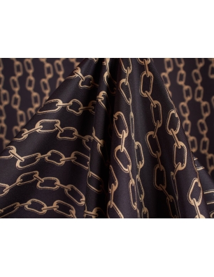 Silk fabric - Catena d'oro - classic Gucci style