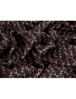 Tkanina jedwabna - Catena d\'oro - klasyka w stylu Gucci