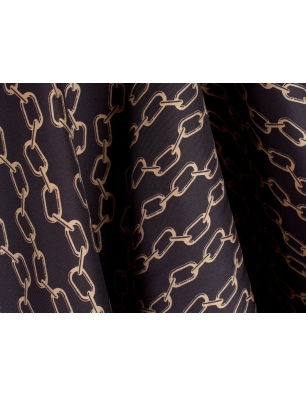 Silk fabric - Catena d'oro - classic Gucci style