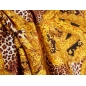 Jacquardtyg Sorella - Guld och pantermönster - i Versace-stil
