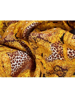 Žakardas Sorella - Auksas ir pantera - Versace stiliumi