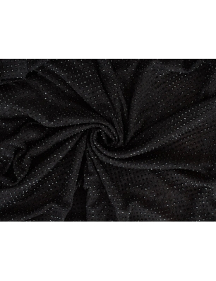 Tul con cristales - Diamante Negro