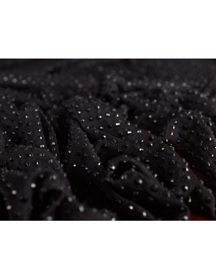 Tule met kristallen - Black Diamond