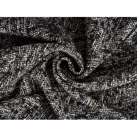 Medvilninis tweed - Prados stiliaus zigzagas - spalvos