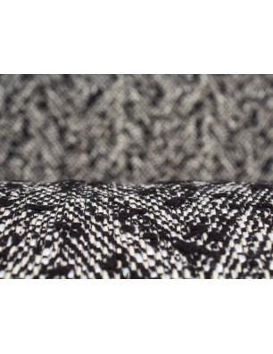 Pamut tweed - Prada stílusú halszálkás minta - színek