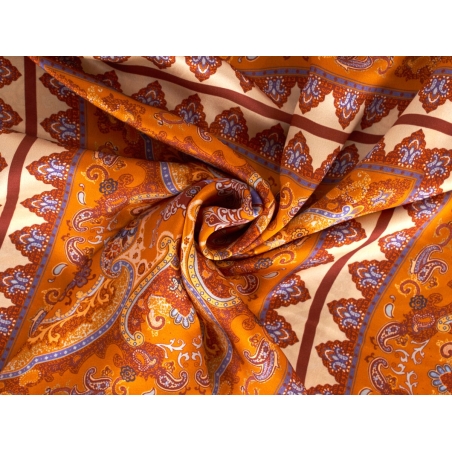 Tkanina jedwabna - Eleganza del miele -w stylu Etro
