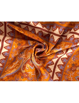 Tkanina jedwabna - Eleganza del miele -w stylu Etro