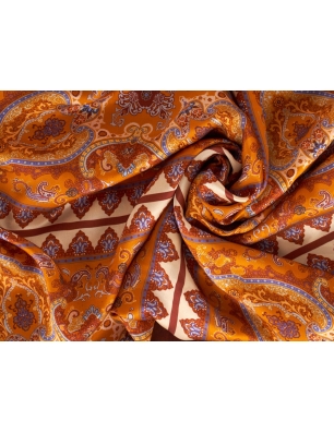 Tkanina jedwabna - Eleganza del miele -w stylu Etro